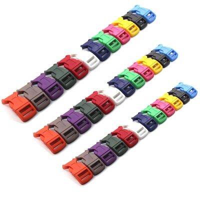 16mm~25mm Color Plastic Contoured Side Release Buckles For Paracord Bracelet Backpacks shoes Bags Cat Dog Collar DIY Accessorie Cable Management