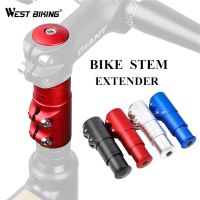 WEST BIKING จักรยานส้อม Stem Riser Extender Extension Alloy จักรยาน Stem Head Up Raiser Handlebar Mountain Cycling Part ADAPTER