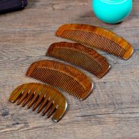 Sandalwood Comb Golden Silk Sandalwood Comb Retro Wind Wood Comb Holiday Gift Lettering Custom Comb