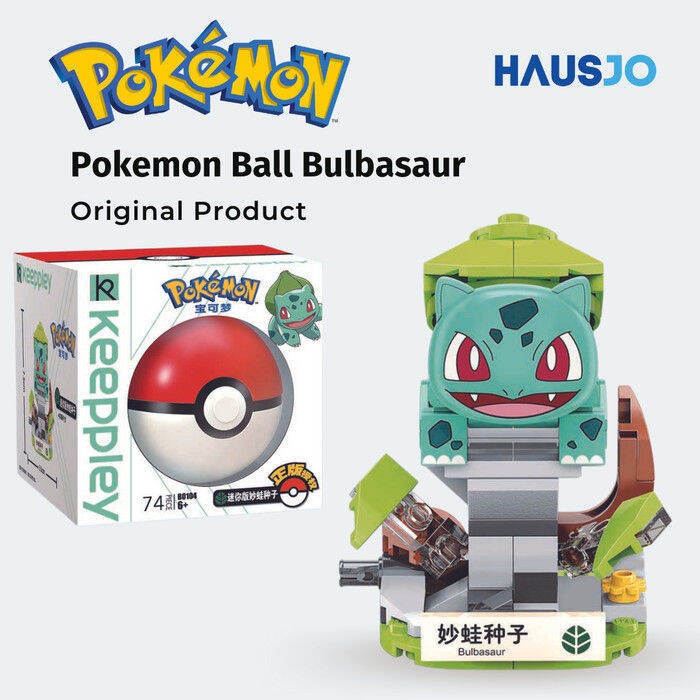 Keeppley Pokemon Ball Bulbasaur Lego Building Blocks Toy Set Lazada
