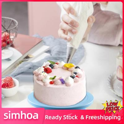 Simhoa จานหมุนแต่งเค้กหมุนได้แท่นตั้งเค้กเค้กหมุนได้จานเค้กเค้กแบบ Diy