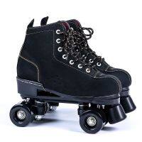 Double-row four-roller Skates for Adults Kid Shoes Playing Skating rinks