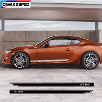 Car Door Side Skirt Sticker Auto Body Decor Vinyl Decals Exterior Accessories For Toyota-86 GT Racing Sport Stripes