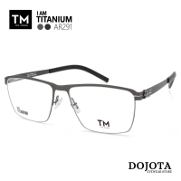 กรอบแว่นตา titanium ทรงเหลี่ยม Toni Morgan รุ่น AR291 สีเทาเข้ม Dark Gray