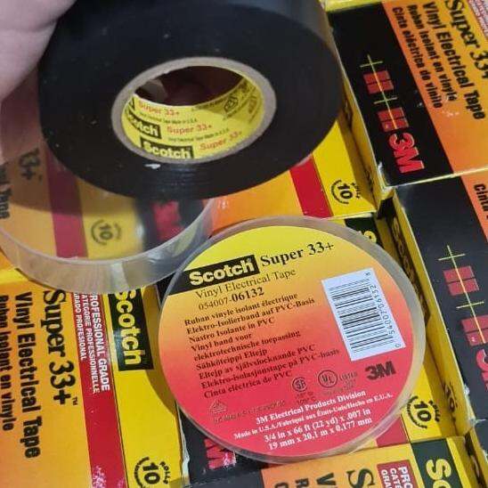 3M ISOLASI SCOTCH SUPER 33+ VINYL ELECTRICAL TAPE GROSIR SCOT 33 ...