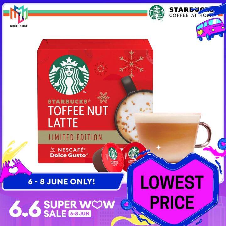 [LIMITED EDITION] Starbucks Toffee Nut Latte by NESCAFÉ Dolce Gusto