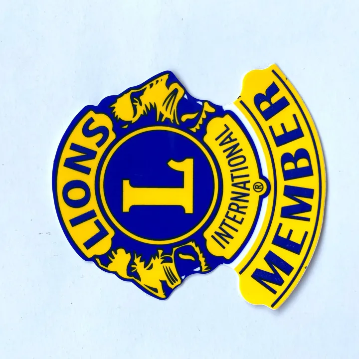 Lions Clubs International sticker decals are suitable for car and ...