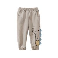 Ready Stock 1-10Y Kids Clothes Boys Girls Anti-mosquito Trousers Cartoon Dinosaur Pattern Pants