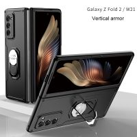 เคส GKK สำหรับ Samsung Galaxy Z Fold2 5G,เคส PC กันกระแทกพับได้พร้อมห่วงจับ