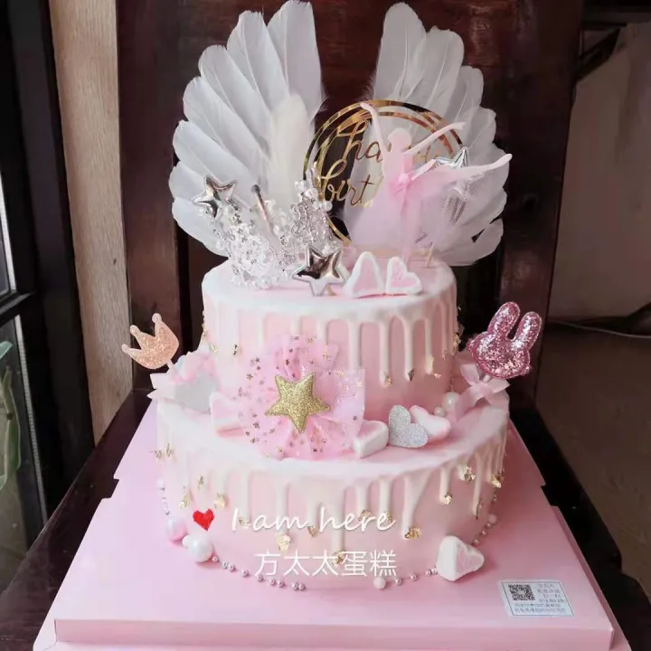 Shanghai Baxi Ice Cream Ballet Children Cream Cake Crown Dancing Girl Send  Girls Birthday Gifts | Lazada PH