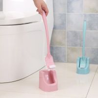 Creative Toilet Cleaning Brush With Stand Up Holder Long Handle No Dead Corner WC Toilet Brush Bathroom Cleaning Brush