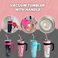 1200ML Blackpink Water Cup Stainless Steel Vacuum Mug Insulated Tumbler Handle Drinking Student Cup Large-Capacity With M6N3