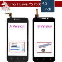 Y5หน้าจอสัมผัสสำหรับ Huawei Y5 Y560ที่ Y540 Y541 Y541-U02 Y560 L01เซ็นเซอร์จอ LCD แบบสัมผัสแผงแก้วดิจิตอลการเปลี่ยน