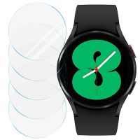 Tempered Glass for Samsung Galaxy Watch 5 Pro/5/4 45mm 40mm 44mm Anti-Fog Tempered Glass Protective Film and Hard PC Bumper