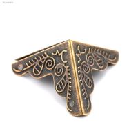 ✎ 12Pcs Alloy Corner Brackets Bronze Tone For Scrapbook Bronze Corner Wooden Box Edge Cover Corner Protector Furniture Decorative