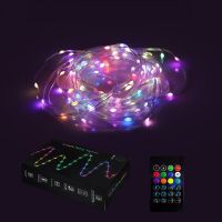 Benexmart BLE RGB Fairy String Light for Christmas Tree Party 5m 10m Dreamcolor LED Strip Light iDeal LED APP 24Key IR Control LED Strip Lighting