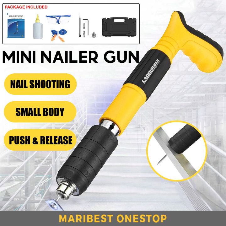 LADDERMAN Steel Nails Guns Rivet Tufting Gun Nail Gun Cordless Manual ...