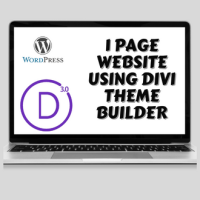Creation of 1 Page Website using Divi Theme Builder. Divi | WordPress | Theme Builder