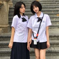 Thai school uniform jk junior high student sports meeting group class suit college summer