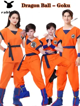Dragon Ball Z Goku Costume for Kids, Orange Anime Jumpsuit for Anime  Cosplay & Dress-Up or Halloween