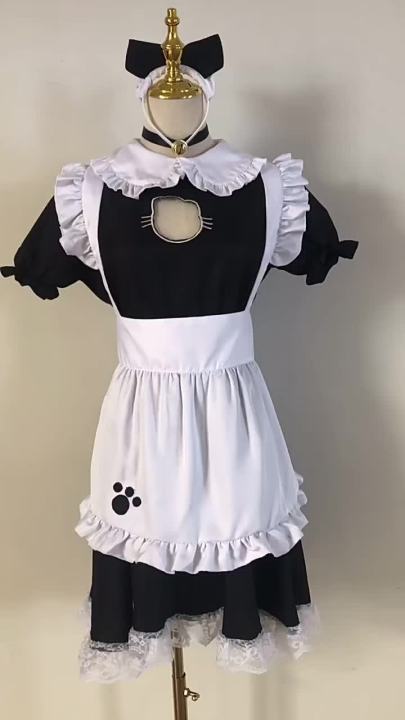 Fairy Two-Dimensional Cute Cat Girl Maid Costume Japanese Style lolita ...