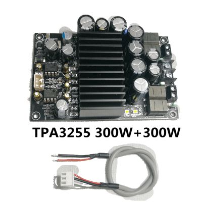 TPA3255 HIFI Digital Amplifier Board Class D Amplifier Board 300Wx2 (1 Set,Black)