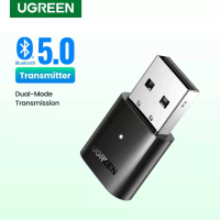 UGREEN รุ่น 80889 USB Bluetooth 5.0 รับ-ส่งสัญญาณBluetoothสําหรับหูฟัง, เม้า, คีบอร์ด ไร้สาย รองรับเฉพาะ PC, Notebook