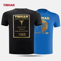 Tibhar 1969 Men Women Ping Pong T-shirt Short Sleeve Shirts Clothes Sportswear Top Table Tennis T Shirt