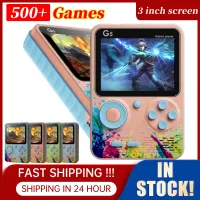 G5 Máy chơi game cầm tay Retro video máy trò chơi được xây dựng trong 500 trò chơi cổ điển túi mini TV màu chuyên chơi game cho trẻ em Quà tặng