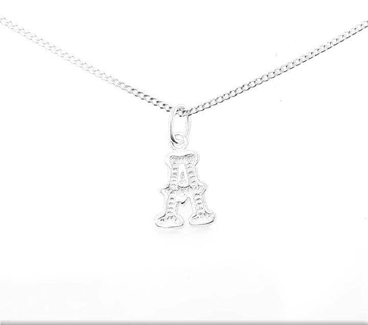 Unisilver 925 Sterling Kid's Necklace Initial Pendant (KN085) Lazada PH