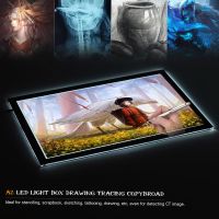 A2 LED Light Box Drawing Tracing Tracer Copy Board Table Pad Panel Copyboard with Memory Function Stepless Brightness Controls