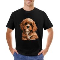 Cockaoo Anjing Cavapoo Cavalier Raja Charles Dan Anjing Pudel, Cavadoodle Atau Cavoodle T-Shirt Atasan Musim Panas Ukuran Besar T Shirt Pria