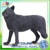 Safari Ltd. : SFR112989 โมเดลหมาป่าดำ Black Wolf Model Action Figure Cartoon แอกชั่น ฟิกเกอร์ ของเล่น ของสะสม ของเล่นเด็ก ตุ๊กตา Mamy and Buddy