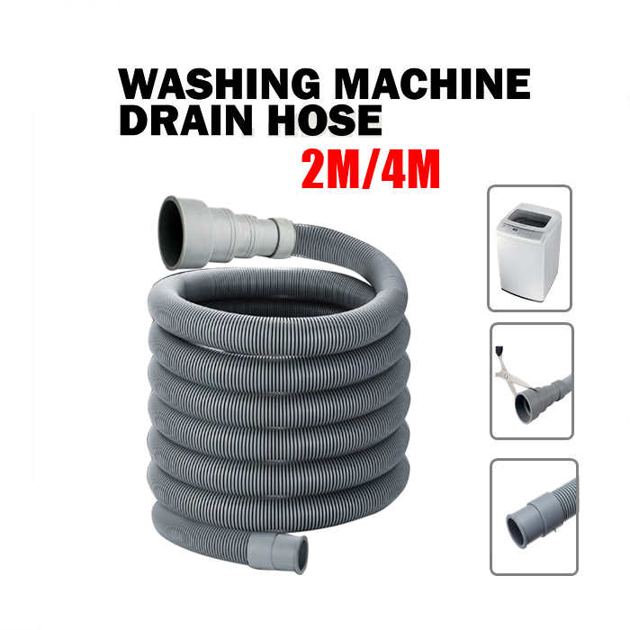 Washing Machine Dishwasher Drain Hose Outlet Water Pipe 2m 4m Lazada