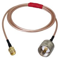 RG316 Cable UHF PL259 Male Plug Straight to SMA Male Plug Connector RF Jumper pigtail 4inch~10M Electrical Connectors