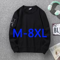 CODLiang Te M-8XL Sweater Lelaki Plus Size Big Size Baju T-shirt Kasual Lelaki Musim Luruh Yang Baru