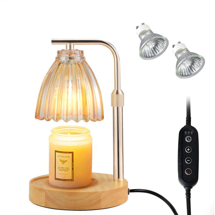 Candle Warmer with Timer Candle Warmer for Aromatherapy Jar and Votive Candles with 2 Timer