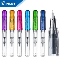 1Pcs Japan PILOT kakuno smile pen FKA-1SR EF F M transparent rod limited edition ABS resin material student practice pen