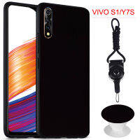 สำหรับ VIVO IQOO Neo/Y7S/S1 2019/Z5 Silicon Soft Ruber กรณี (สีดำ)