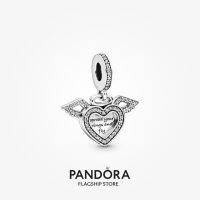 Official Store Pandora Heart and Angel Wings Dangle Charm