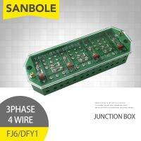 ☇№✼ FJ6/DFY1 skynka zaciskowa zielona skrzynka przyłączeniowa do pomiaru energii elektrycznej z pokrywą