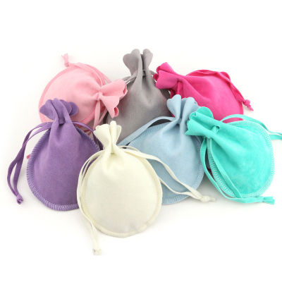 9x12cm 1Pcs Pouch Packaging Storage Velvet Bag Pouches Drawstring Wedding Jewelry Packaging Calabash Pouch