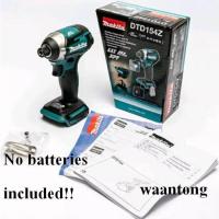 MAKITA ไขควงกระแทกไร้สาย มอเตอร์ไร้แปรงถ่าน 18V รุ่น DTD154Z (เครื่องเปล่าไม่แถมแบตและที่ชาร์จ)