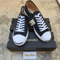 Converse Jack purcell Black 100% รองเท้าผ้าใบคอนเวิร์ส สายคลาสสิค ในตำนาน พร้อมอุปกรณ์ครบชุด!! ลดราคาพิเศษ