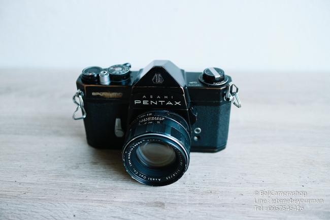 ขายกล้องฟิล์ม-pentax-spotmatic-สีดำ-serial-4280779-พร้อมเลนส์-takumar-55mm-f1-8