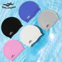 Swim Cap Adult Children Universal Waterproof Silicone Cap 50g Can Be Printed Logo Not Cut Head Swimming Cap Manufacturers Swim Caps