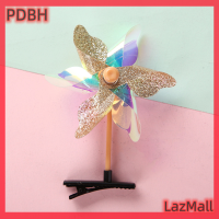 [PDBH Fashion Store] Flash Sale กิ๊บติดผมกังหันลมน่ารักประดับด้วยเลเซอร์กิ๊บติดผมสีรุ้งสำหรับเด็กผู้หญิงกิ๊บปากเป็ดสีสันสดใสกิ๊บหนีบผมพลาสติกแสนหวานประดับศีรษะของขวัญสำหรับกิจกรรมนักเรียน