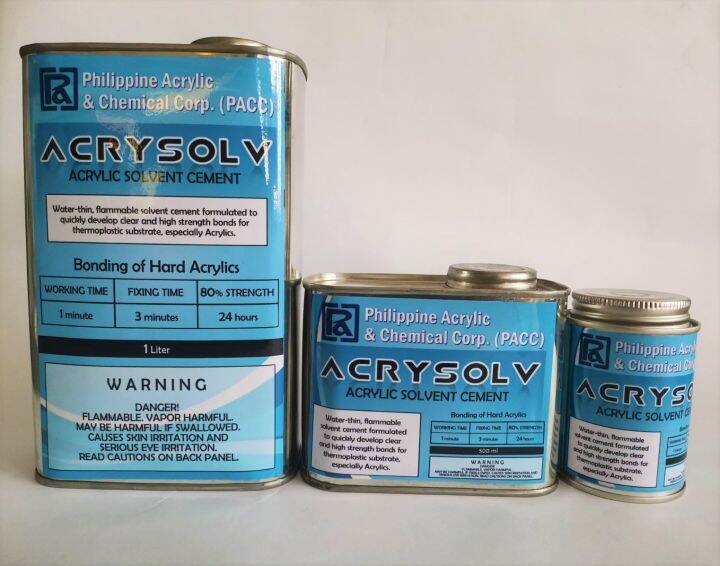 Acrysolv Acrylic Solvent Cement Glue Lazada PH
