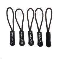 Black 20pcs Zipper Pulls Strong Nylon Cord Non-slip with Rubber Gripper Pull To Fit Any Zipper Materials-Zipper Fixer