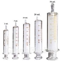 HYPODERMIC GLASS SYRINGE กระบอกเข็มฉีดยา ชนิดแก้ว (ไม่มีเข็ม)